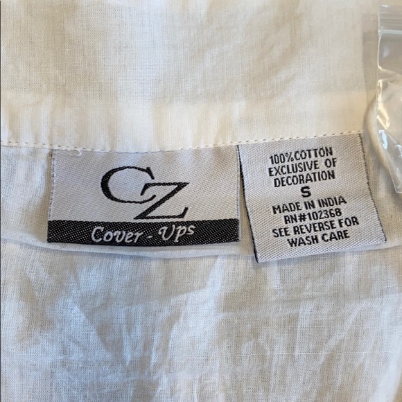 Gorgeous White with Sparkles Dress/Cover Up - Picture 3 of 4